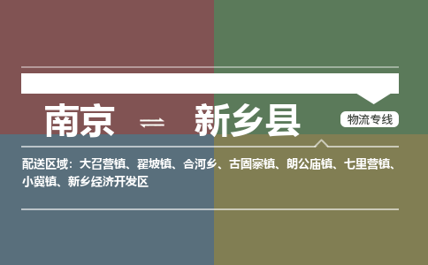 南京到新乡县物流公司-南京到新乡县专线（今日/报价）