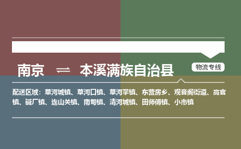 南京到本溪满族自治县物流公司-南京到本溪满族自治县专线（今日/报价）