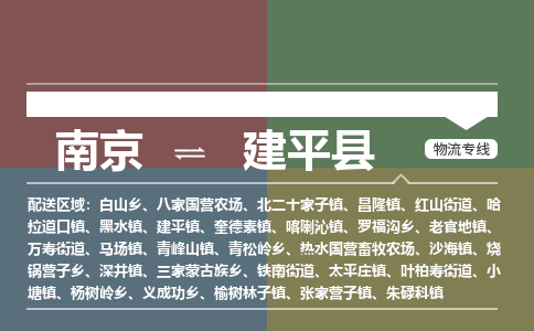 南京到建平县物流公司-南京到建平县专线(今日/报价) 南京到建平县物流公司-南京到建平县专线(今日/报价)