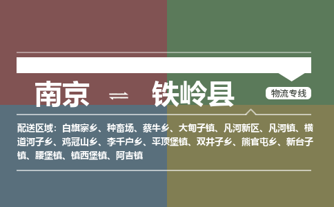 南京到铁岭县物流公司-南京到铁岭县专线（今日/报价）