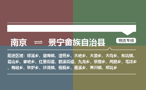 南京到景宁畲族自治县物流公司-南京到景宁畲族自治县专线（今日/报价）