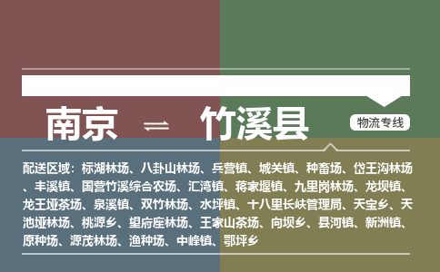 南京到竹溪县物流公司-南京到竹溪县专线（今日/报价）