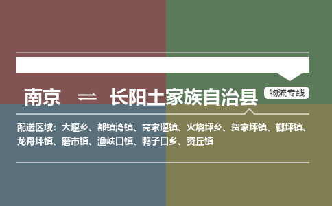 南京到长阳土家族自治县物流公司-南京到长阳土家族自治县专线（今日/报价）