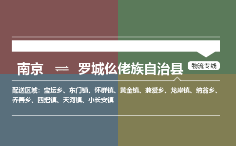 南京到罗城仫佬族自治县物流公司-南京到罗城仫佬族自治县专线（今日/报价）