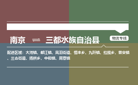 南京到三都水族自治县物流公司-南京到三都水族自治县专线（今日/报价）