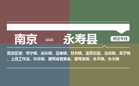 南京到永寿县物流公司-南京到永寿县专线（今日/报价）