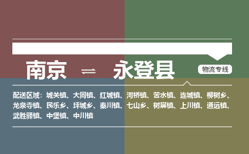 南京到永登县物流公司-南京到永登县专线（今日/报价）