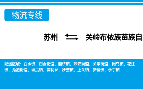 苏州到关岭布依族苗族自治县物流专线-苏州至关岭布依族苗族自治县货运高效低价,一站式物流服务 苏州到关岭布依族苗族自治县物流专线-苏州至关岭布依族苗族自治县货运高效低价,一站式物流服务