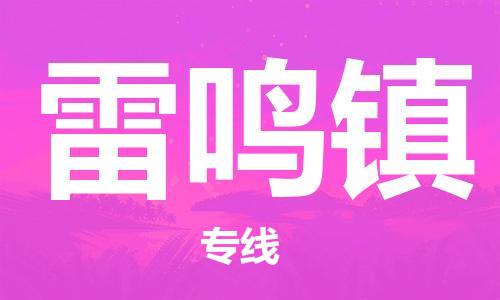 镇海区到雷鸣镇物流-镇海区到雷鸣镇专线-合理运输